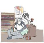 【FGO】読書コーナーに入り浸る荊軻&始皇帝！！　朕、めっちゃくつろいでるｗ