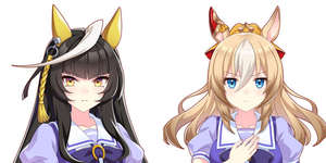 【ウマ娘】直線バカと騎士バカのコンビリアルな友達感あって良いよね