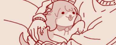 【ウマ娘】ごすの膝の上で今年の終わりが近い事を感じる忠犬