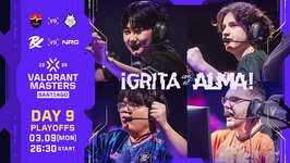 VCT 2026 Masters Santiago DAY9 - Nongshim RedForce・NRGがアッパーファイナルに進出、G2 Esports・Paper Rexがローワーブラケットへ