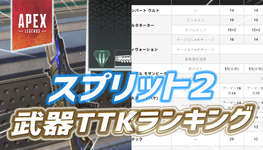 【最新版】シーズン28スプリット2 — 武器TTKランキング