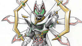 【絵】「仮面ライダー × ポケモンフォーム」描いていく